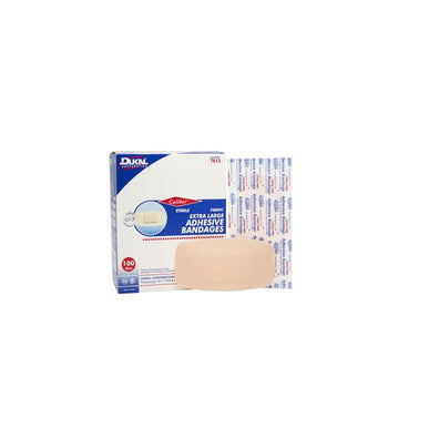 Bandage Strips Fabric Caliber 2x4" Flexible Tan 100/Box, 1 BX/CA - Surgical Supplies NY